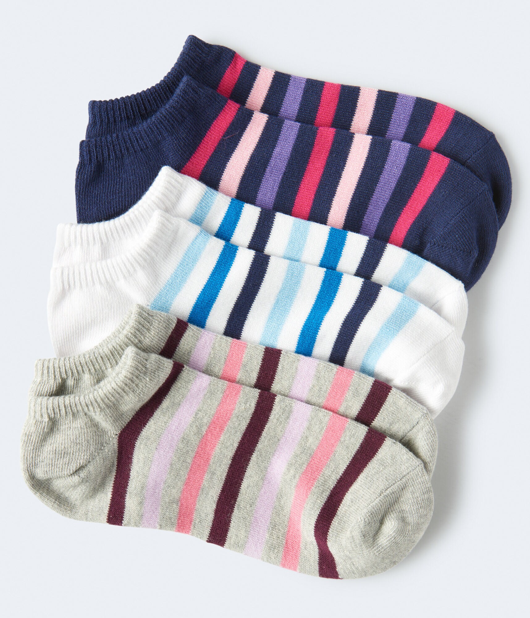 Thick Stripe Ankle Sock 3-Pack