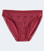 Bows Lace-Trim Bikini