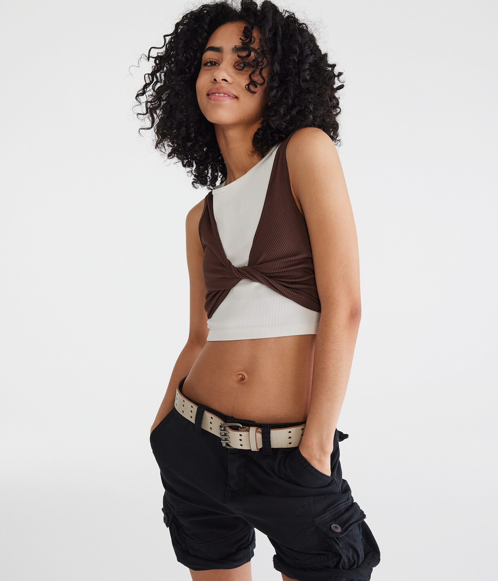 Wear 3 Ways Seamless Convertible Cropped Tank