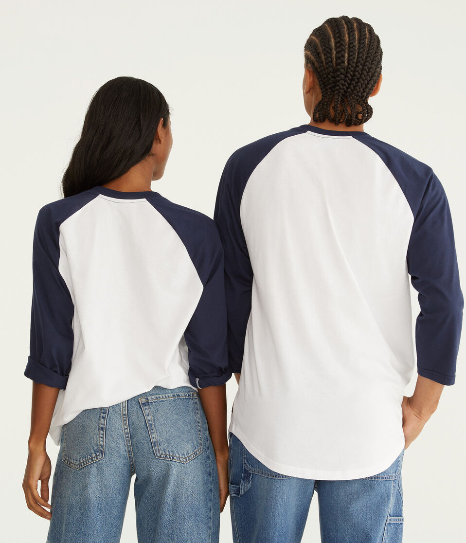 3/4 Sleeve Chicago Bears Relaxed Raglan Tee