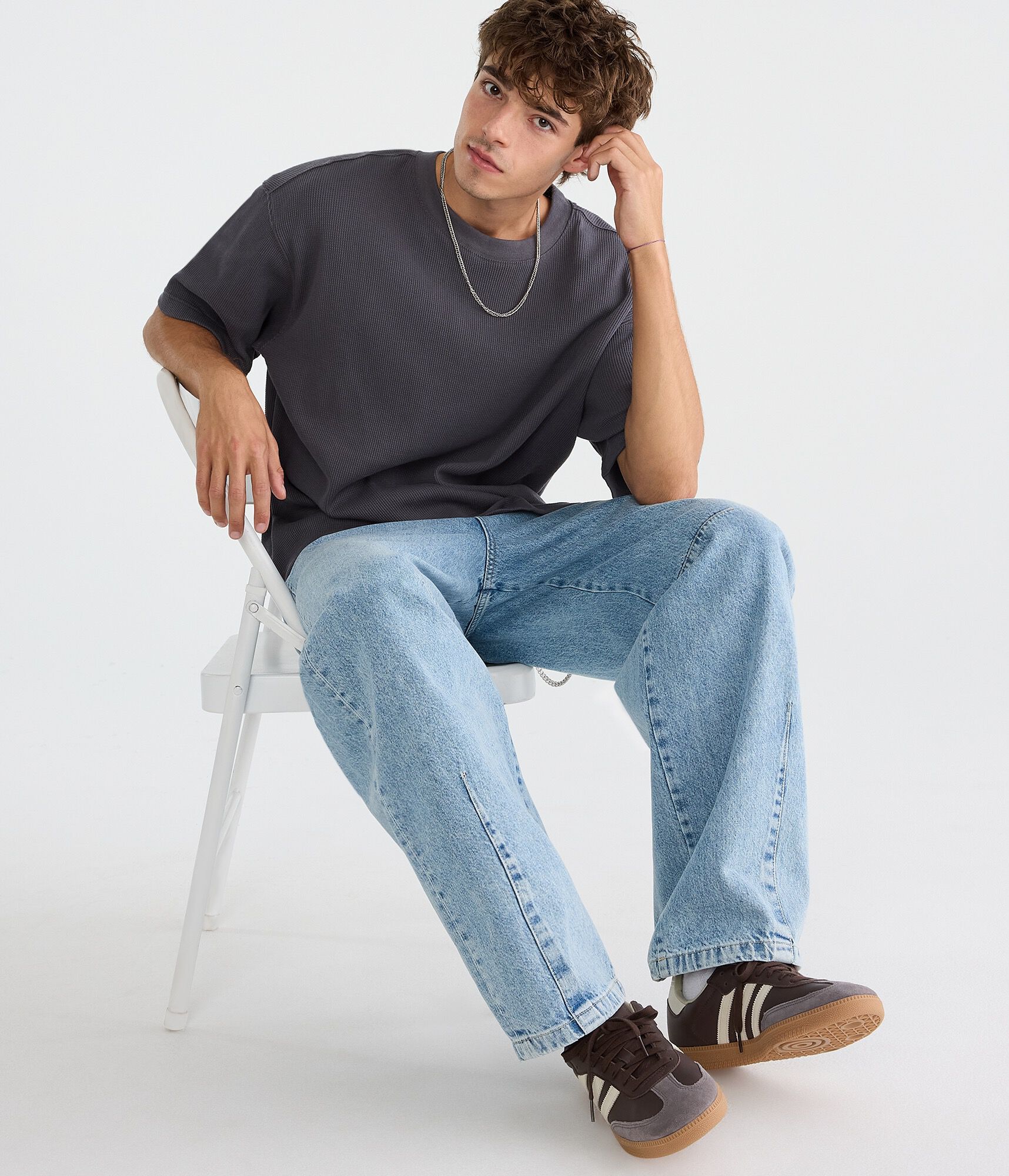 Waffle Crew Tee