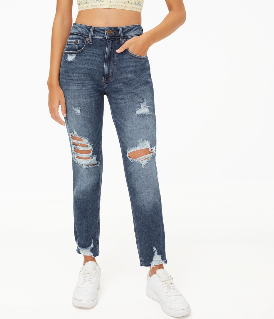 High-Rise Curvy Stretch Mom Jean