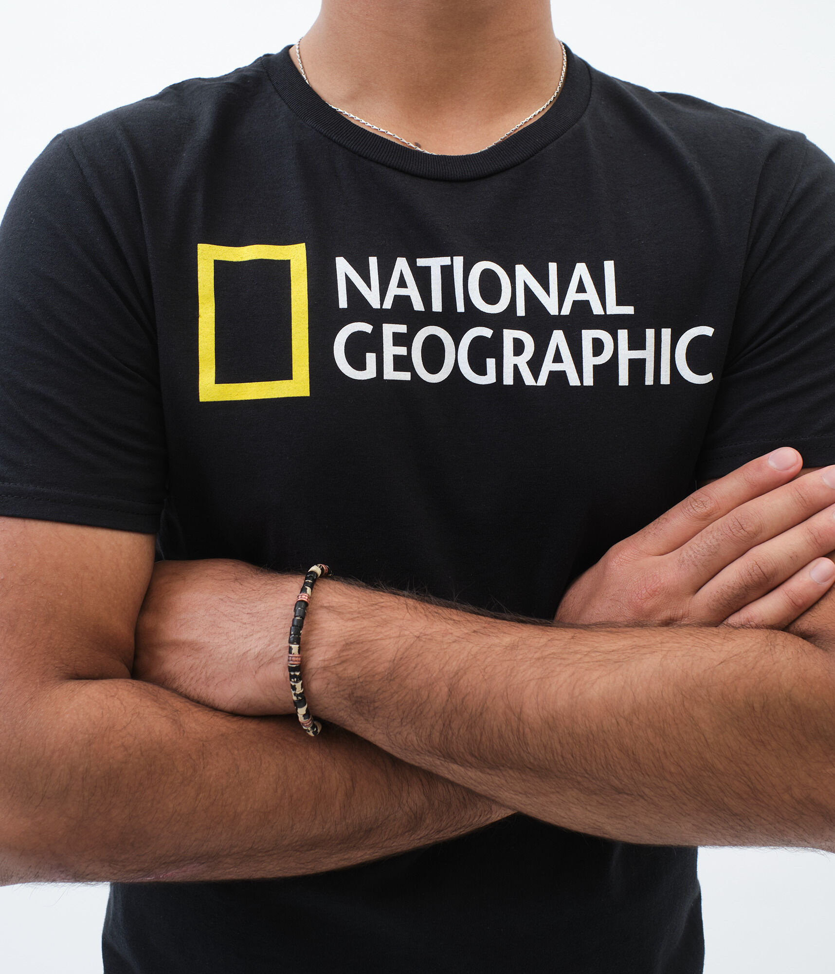 National Geographic Logo Graphic Tee