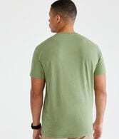 Aeropostale Script Logo Appliqué Graphic Tee