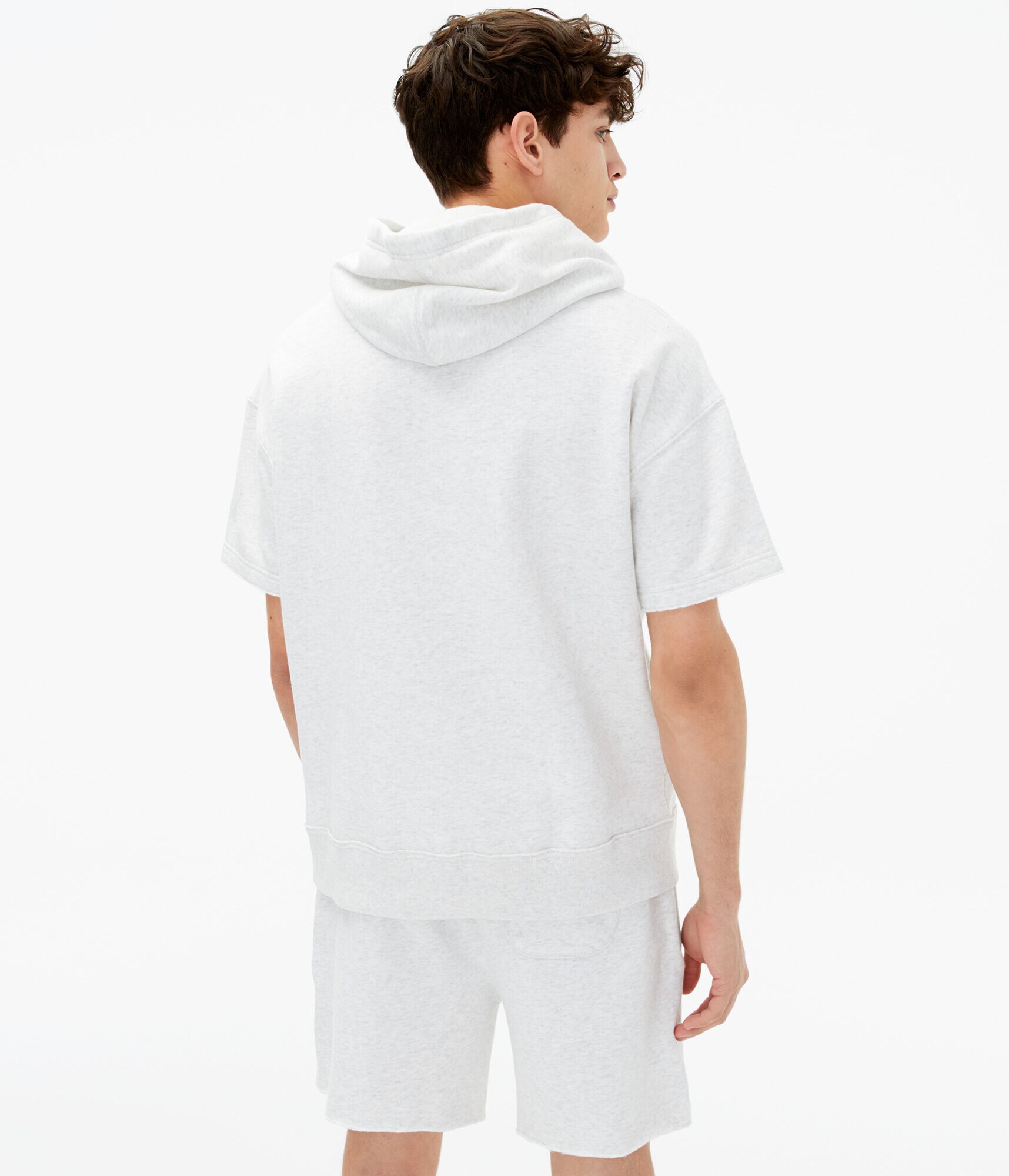 Short Sleeve Gym Pullover Hoodie