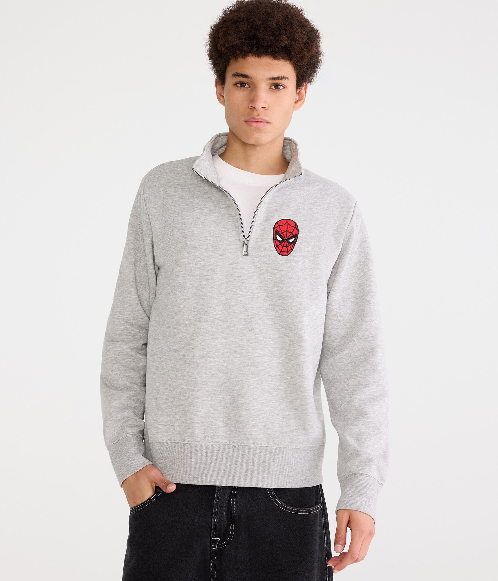 Spider-Man Fleece Quarter-Zip Sweatshirt