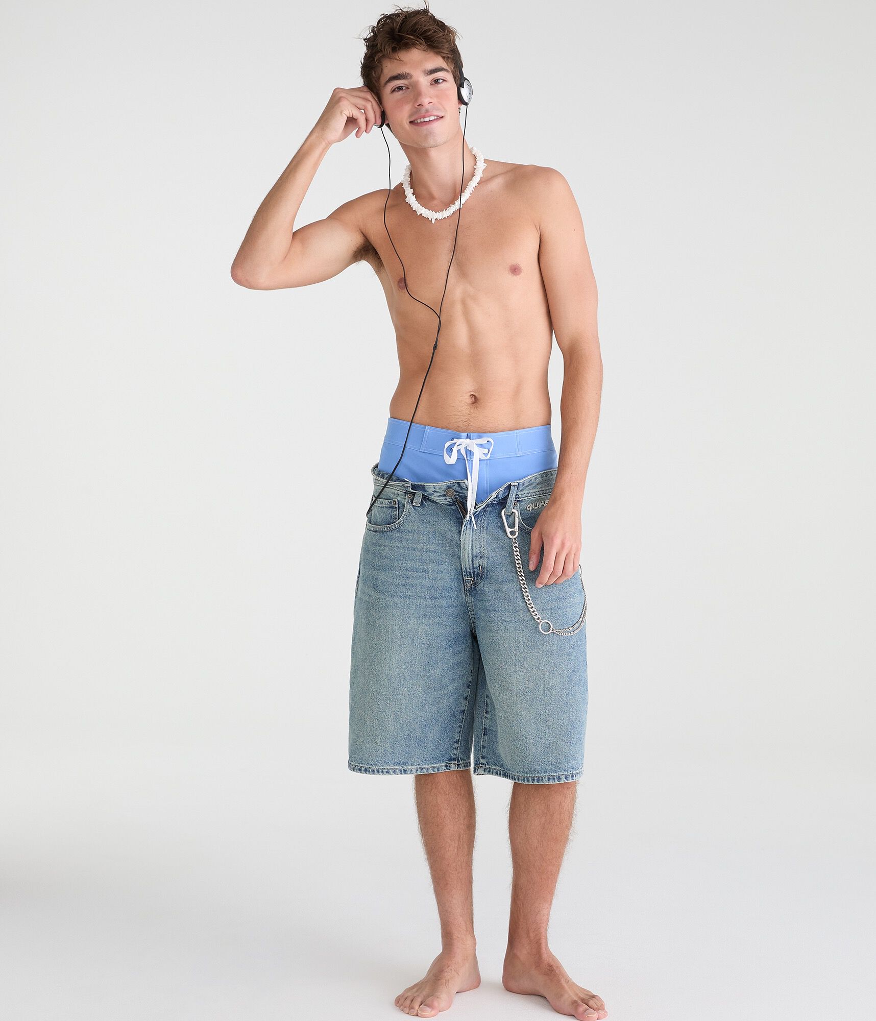 Quiksilver Surf Stripe Swim Trunks 6"