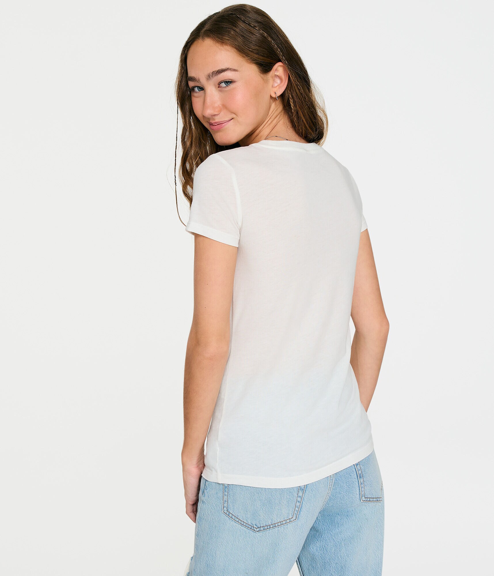 Aero Original Brand Sequin Graphic Tee