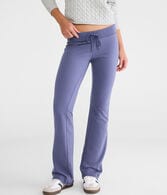 Solid Fit & Flare Sweatpants