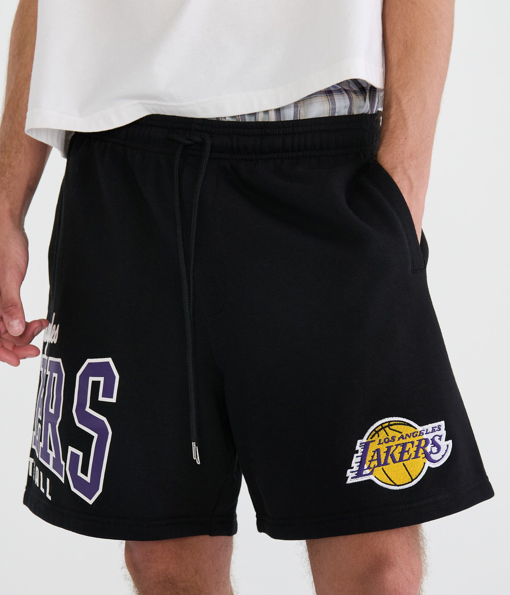 Los Angeles Lakers Basketball Fleece Shorts