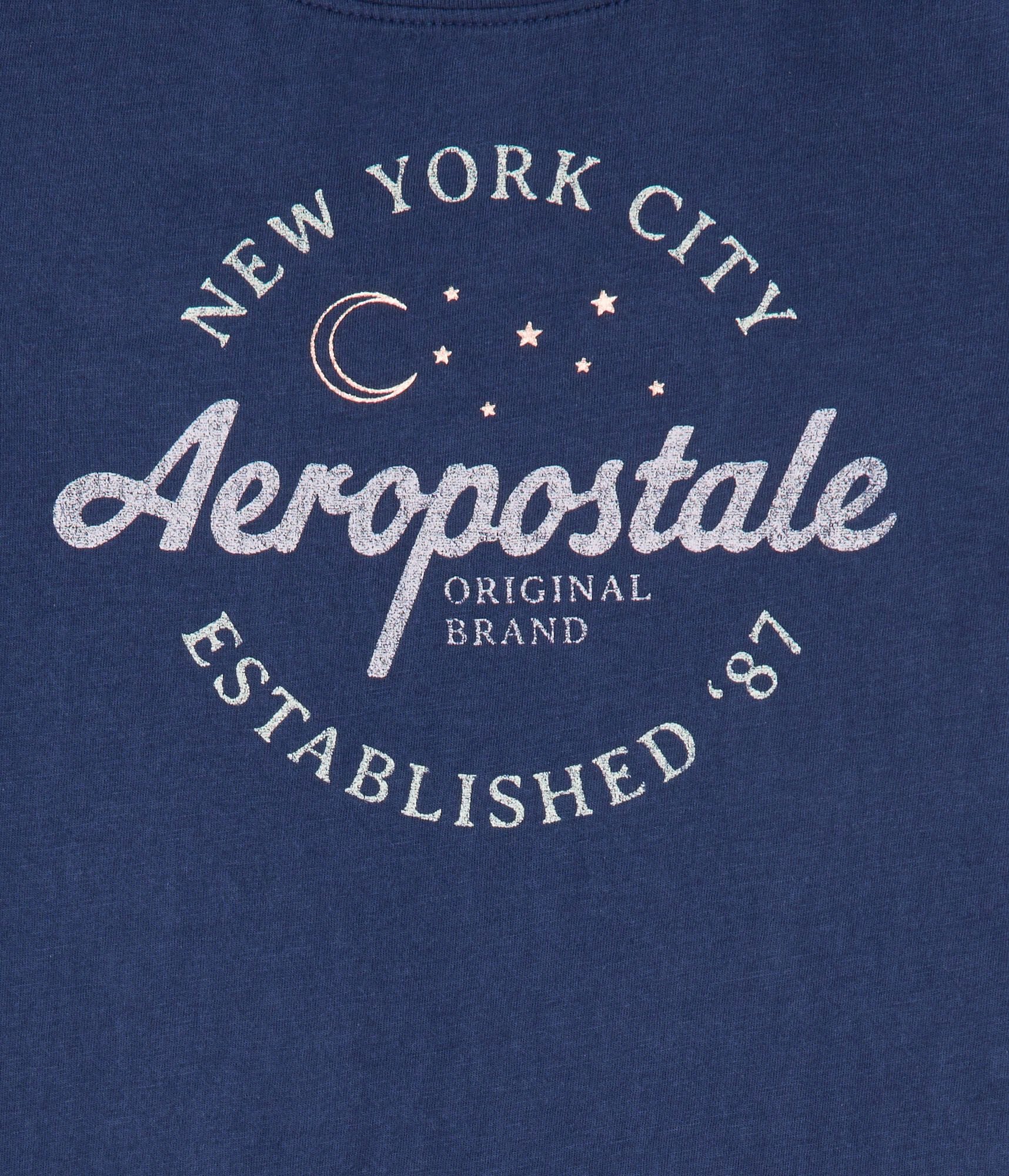 Aero New York City Moon Graphic Tee
