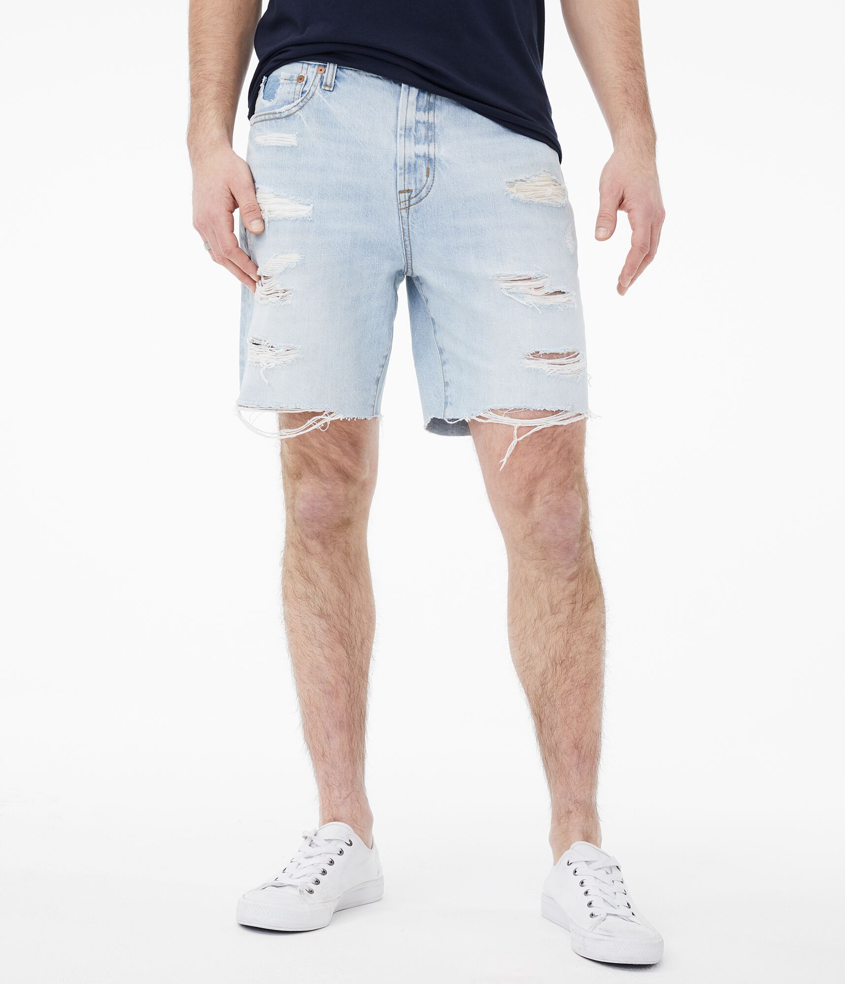 loose fit jean shorts mens