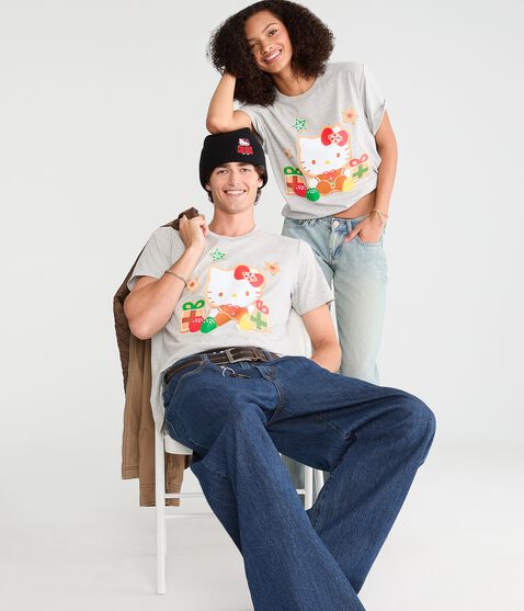 Hello Kitty | Aero Gingerbread Gifts Relaxed Graphic Tee Hello Kitty | Aero Gingerbread Gifts Relaxed Graphic Tee