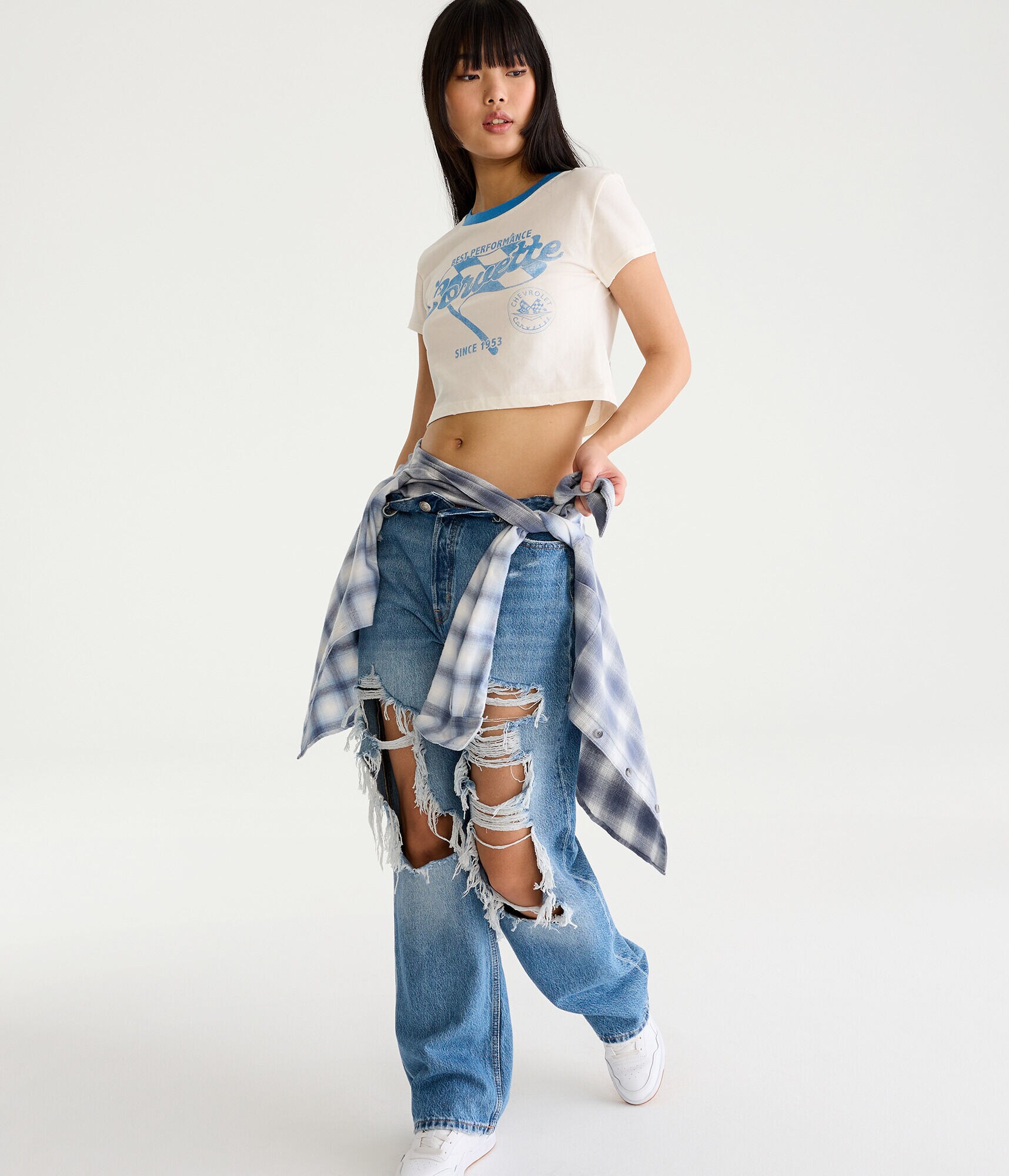 Corvette Ringer Vintage Graphic Tee