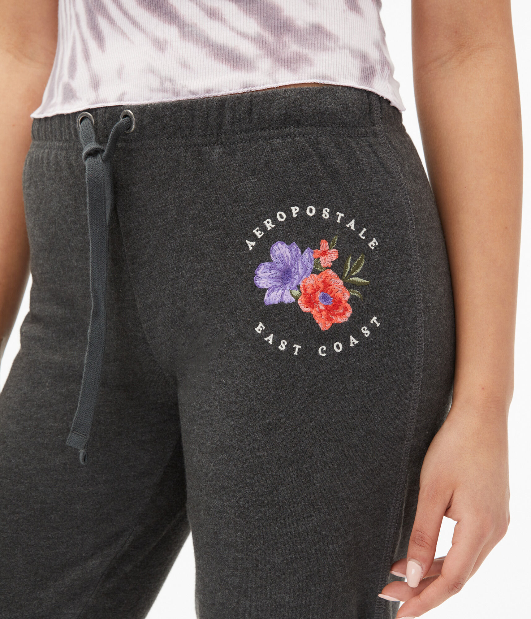Aeropostale East Coast Floral Cinched Sweatpants