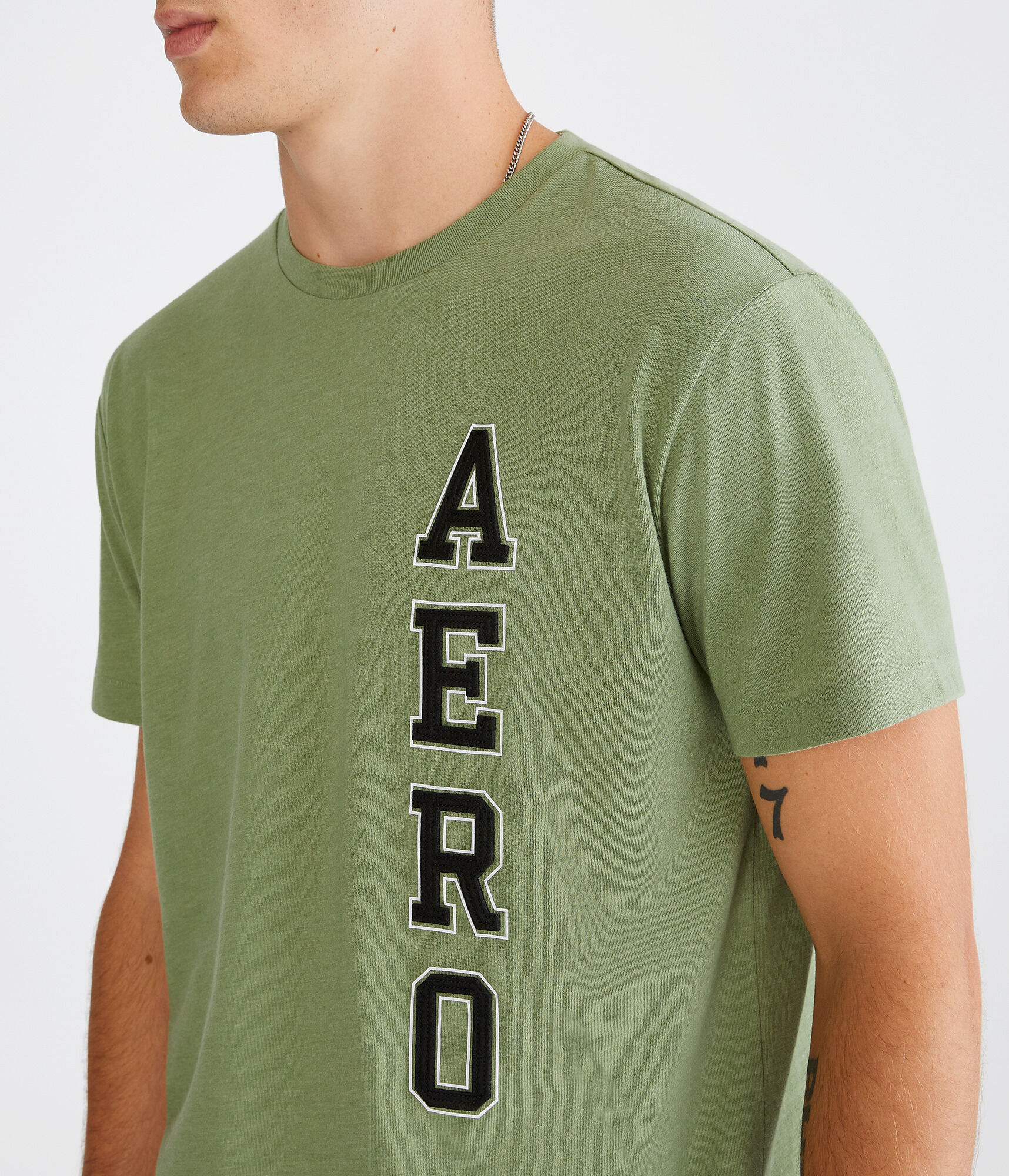 Vertical Aero Appliqu&eacute; Graphic Tee