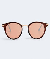 Round Mirrored Sunglasses