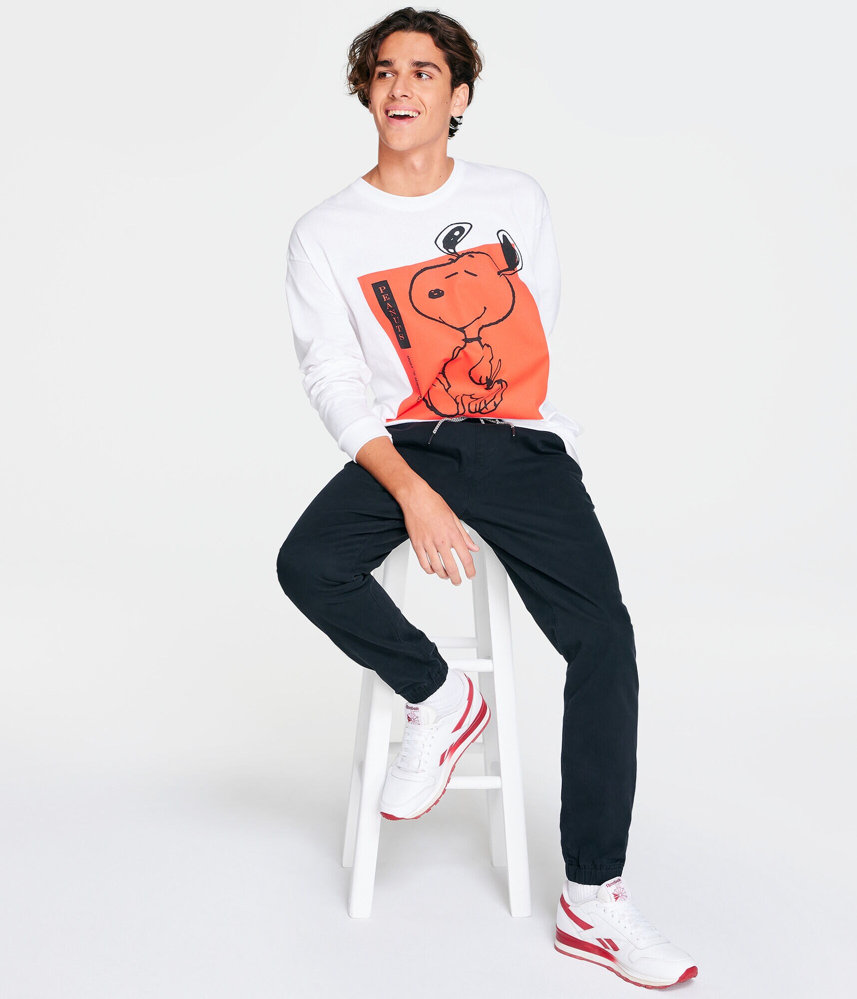 Long Sleeve Snoopy 1950 Graphic Tee