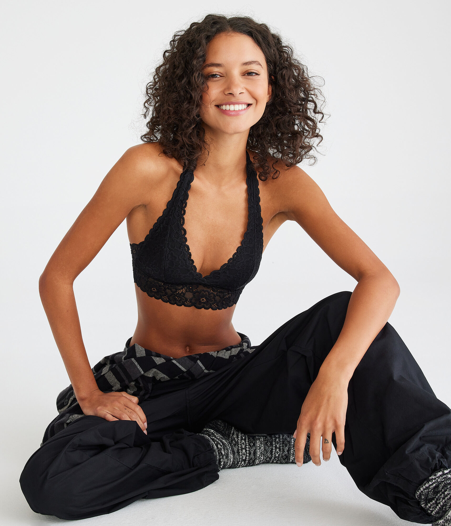 Lace Halter Bralette