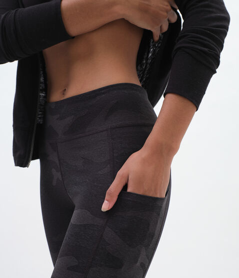 Dark Camo Flex High-Rise Pocket Ankle Leggings Dark Camo Flex High-Rise Pocket Ankle Leggings