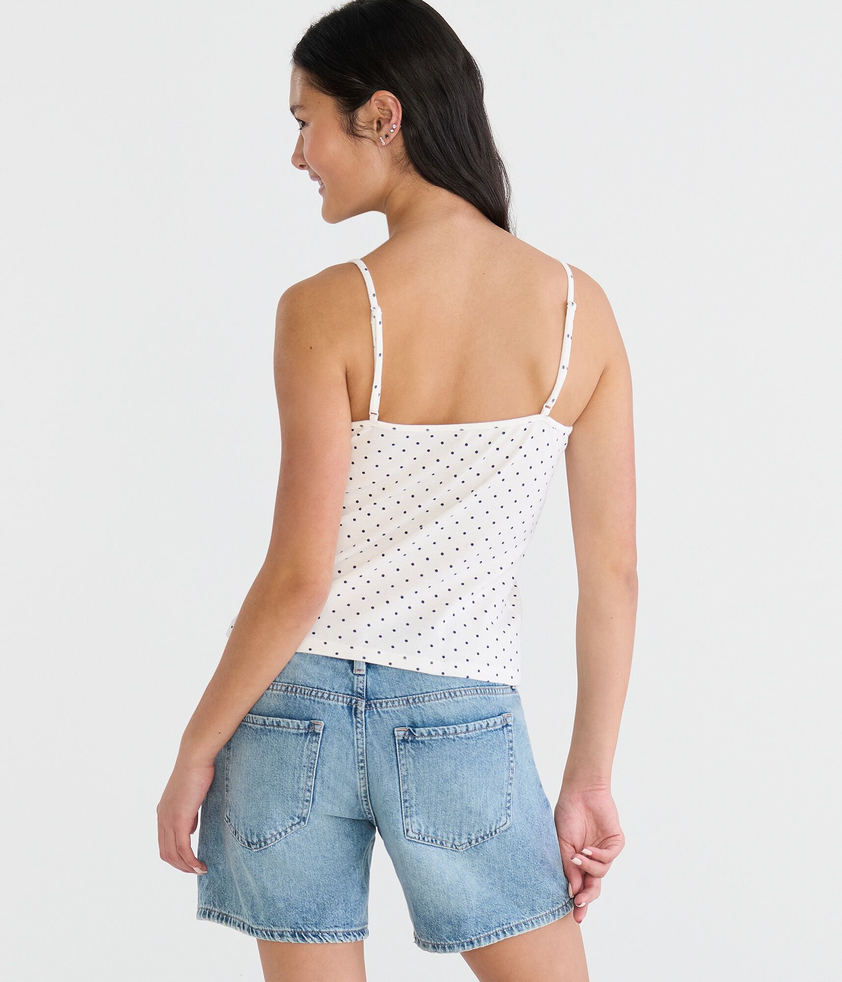 Polka Dot Crossover Cami