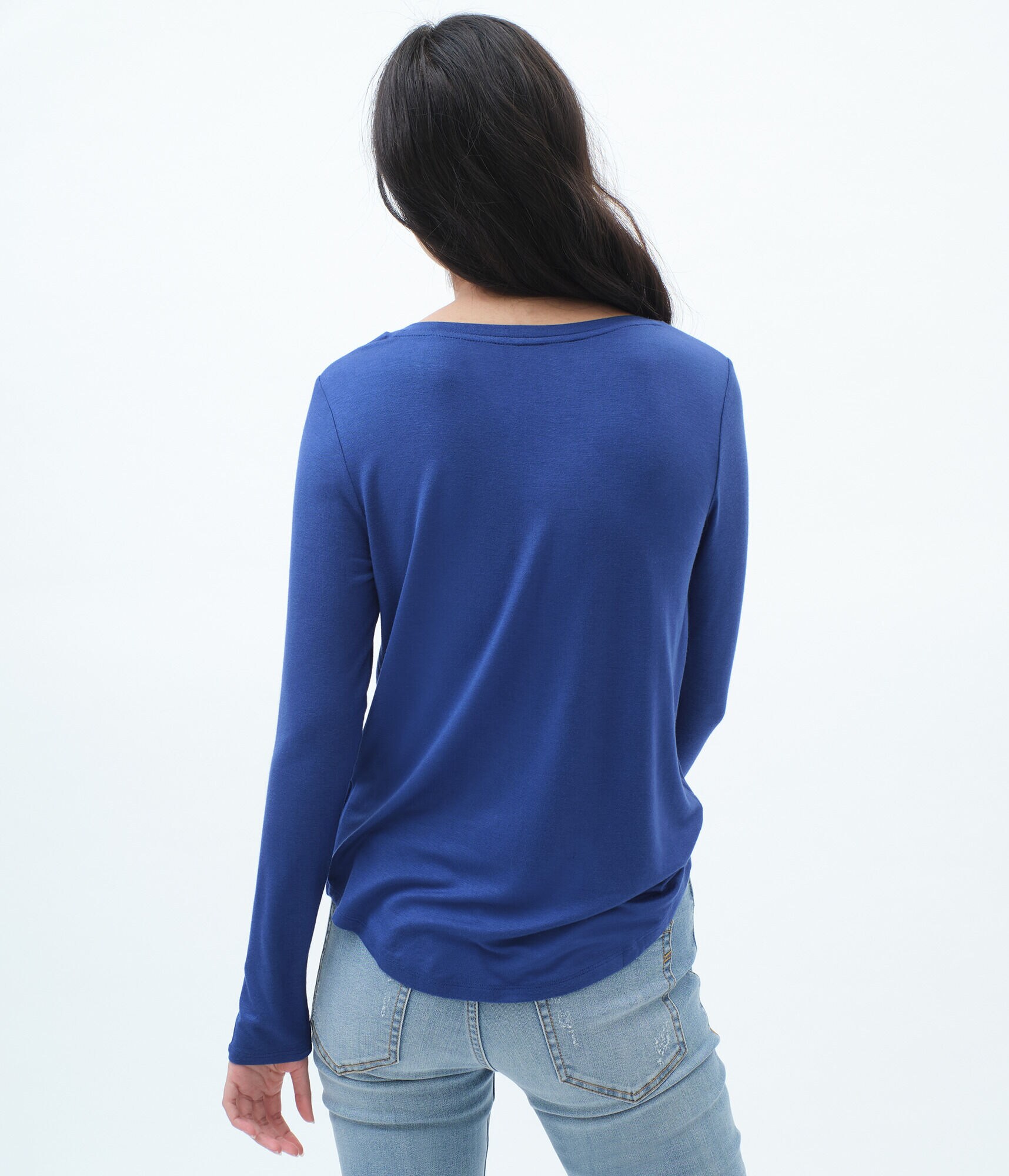 Long Sleeve Seriously Soft V-Neck Tee