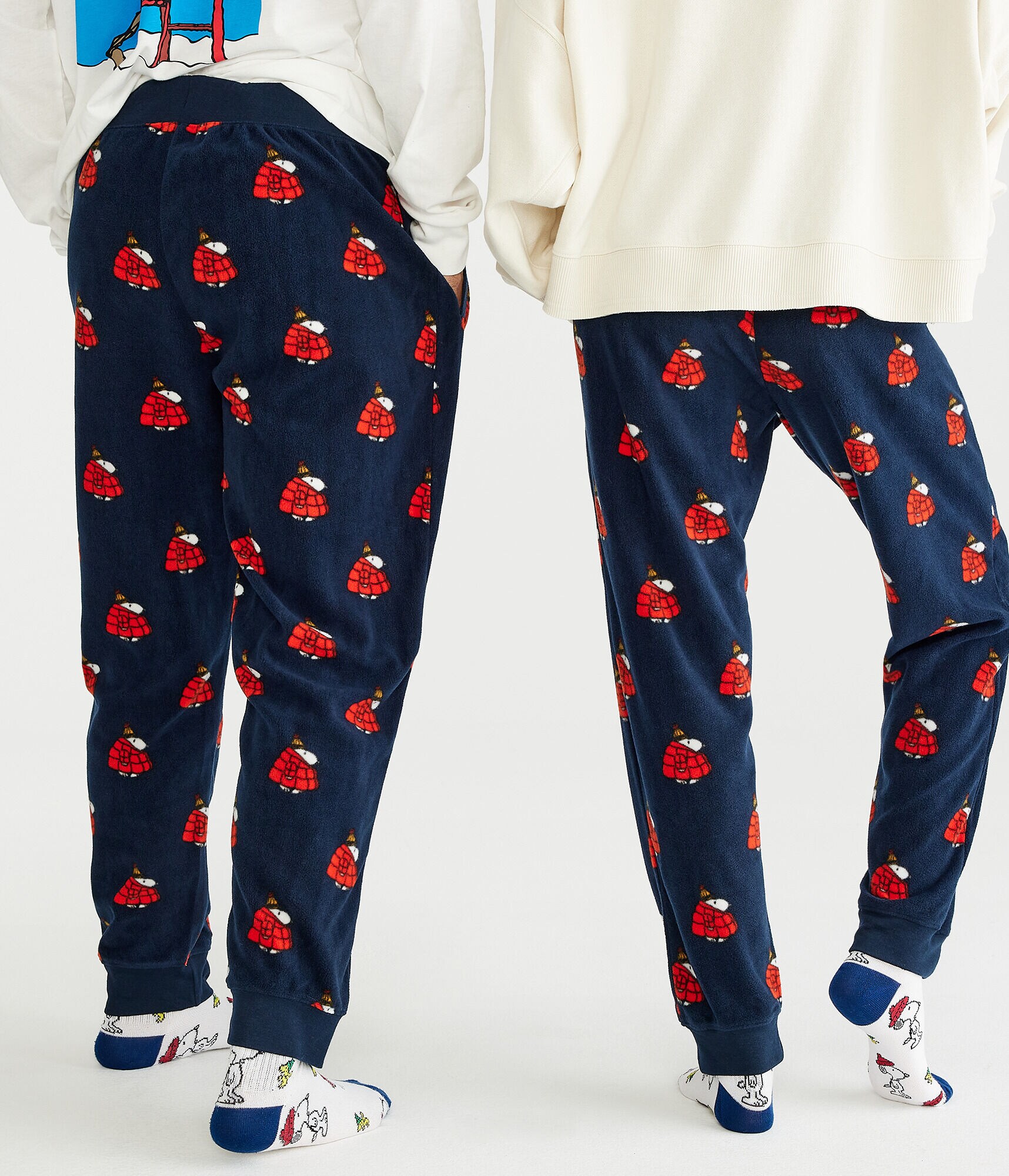 Peanuts&reg; | A&eacute;ropostale Snoopy Puffer Jacket Sleep Pants