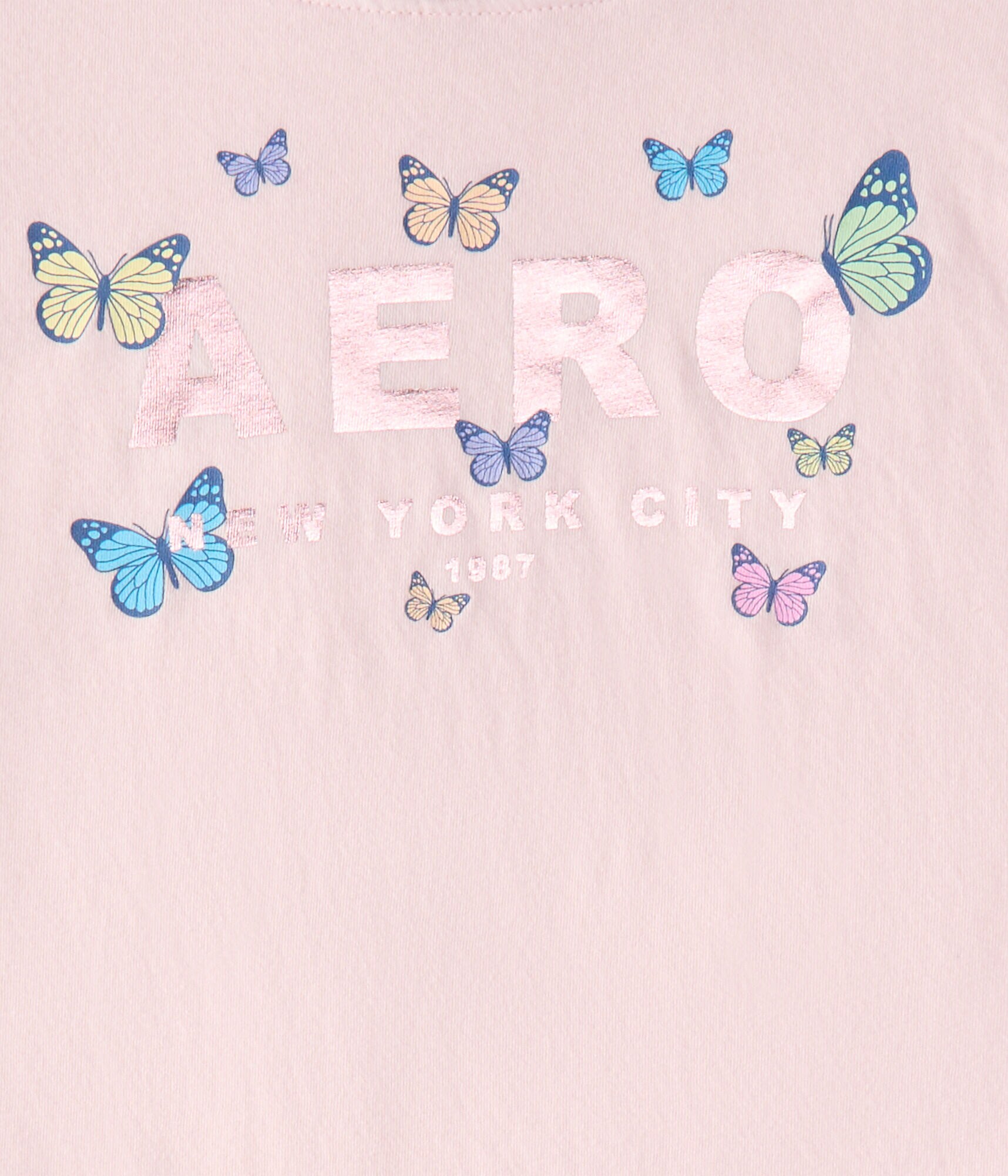 Aero Butterflies Foil Graphic Tee