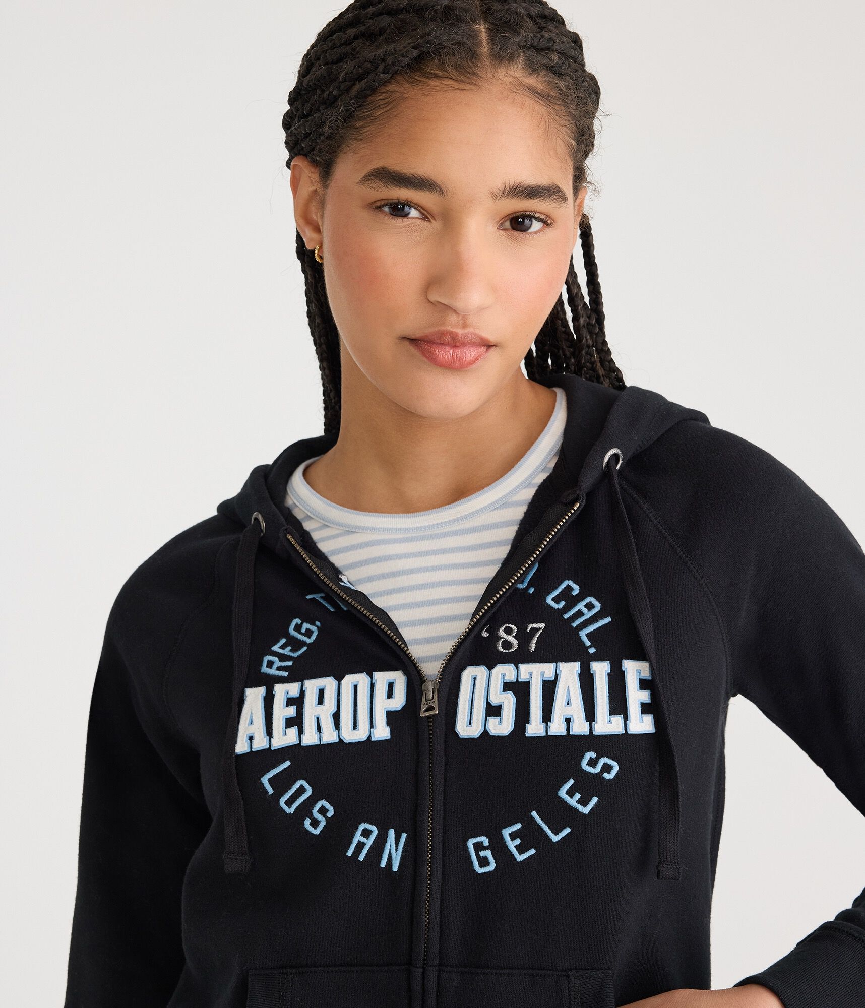 Aeropostale Los Angeles Full-Zip Hoodie