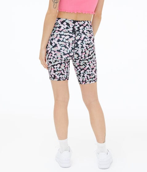 Floral Crossover Bike Shorts Floral Crossover Bike Shorts