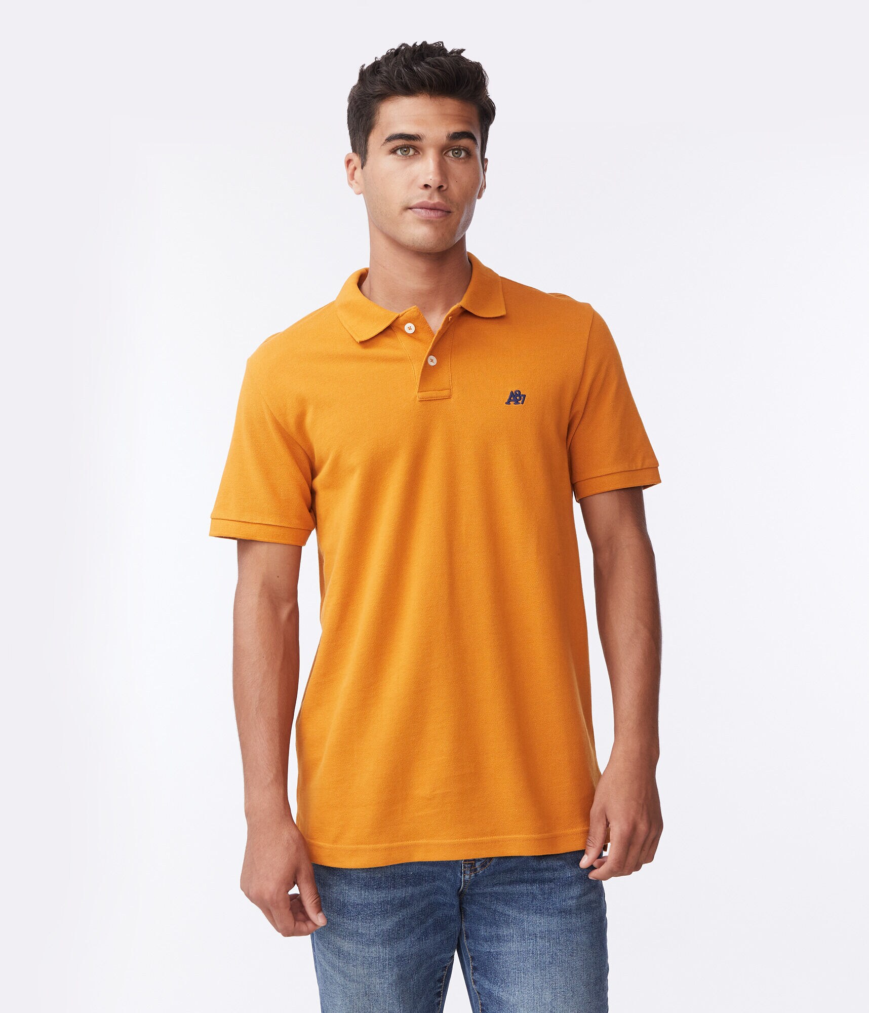 A87 Logo Piqu&eacute; Polo