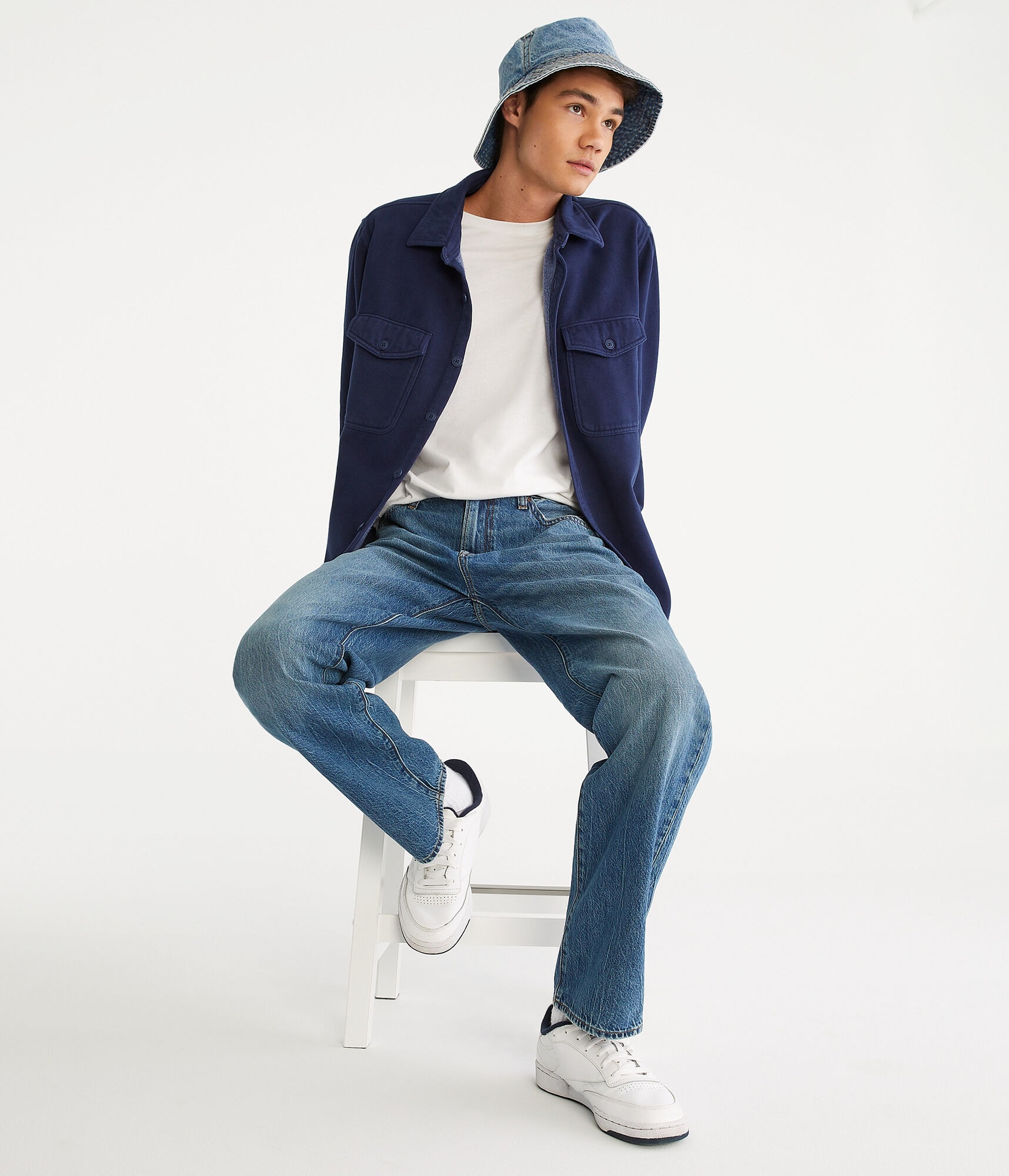Long Sleeve Fleece Overshirt