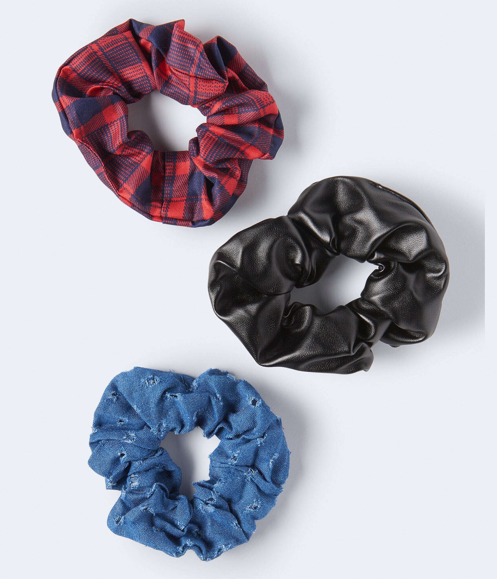 Plaid Scrunchie 3-Pack