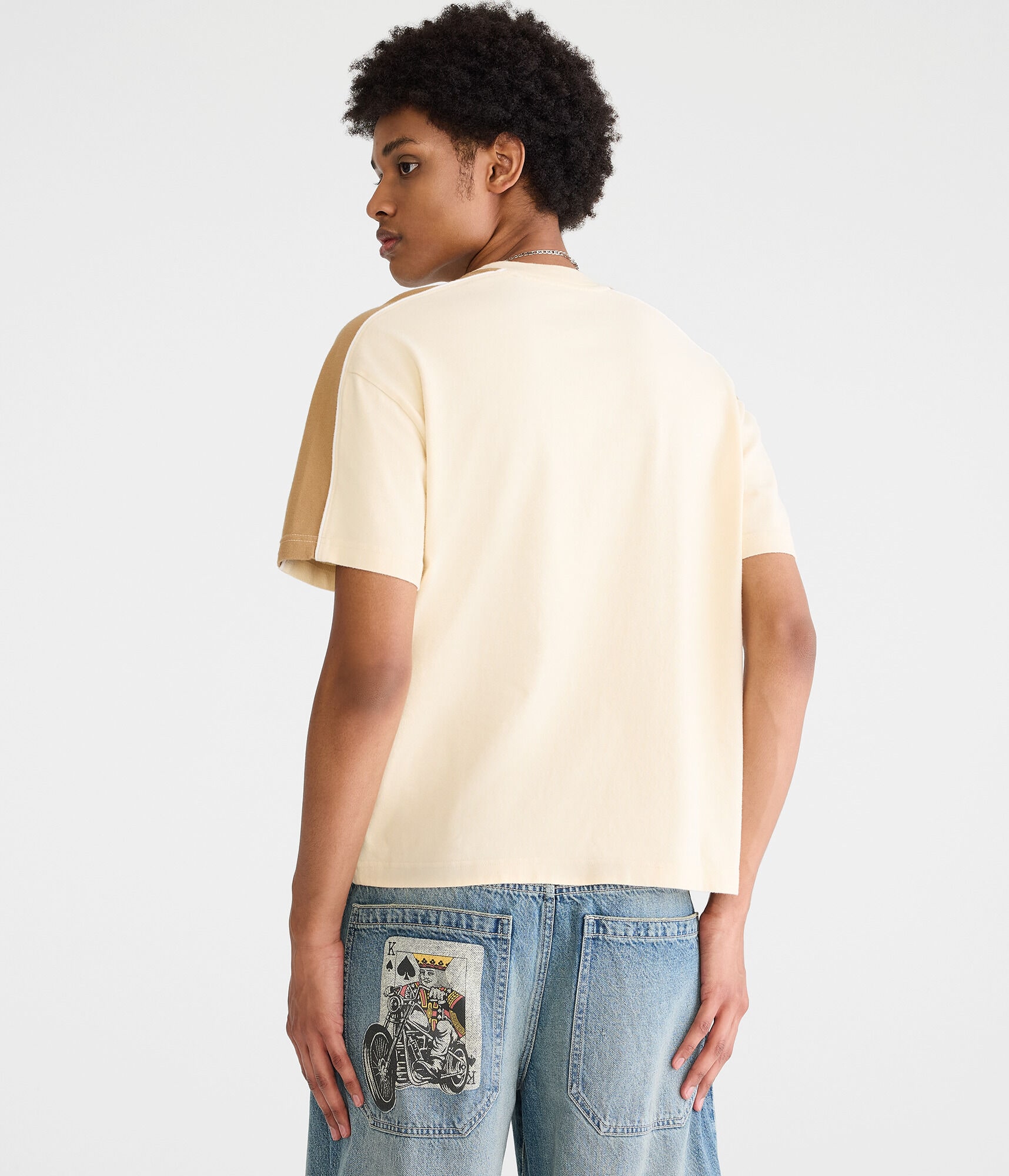 Vintage Colorblocked Crew Tee
