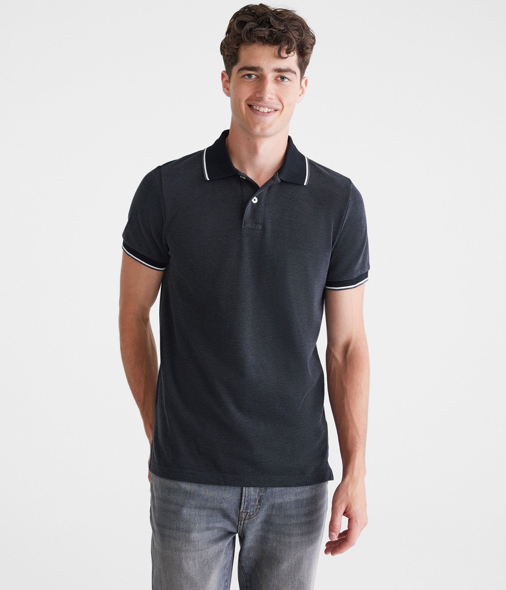 Contrast Tipped Piqué Polo