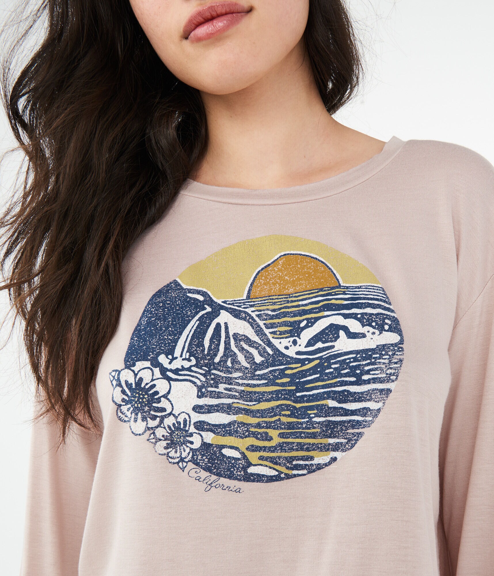 Long Sleeve California Tomboy Graphic Tee