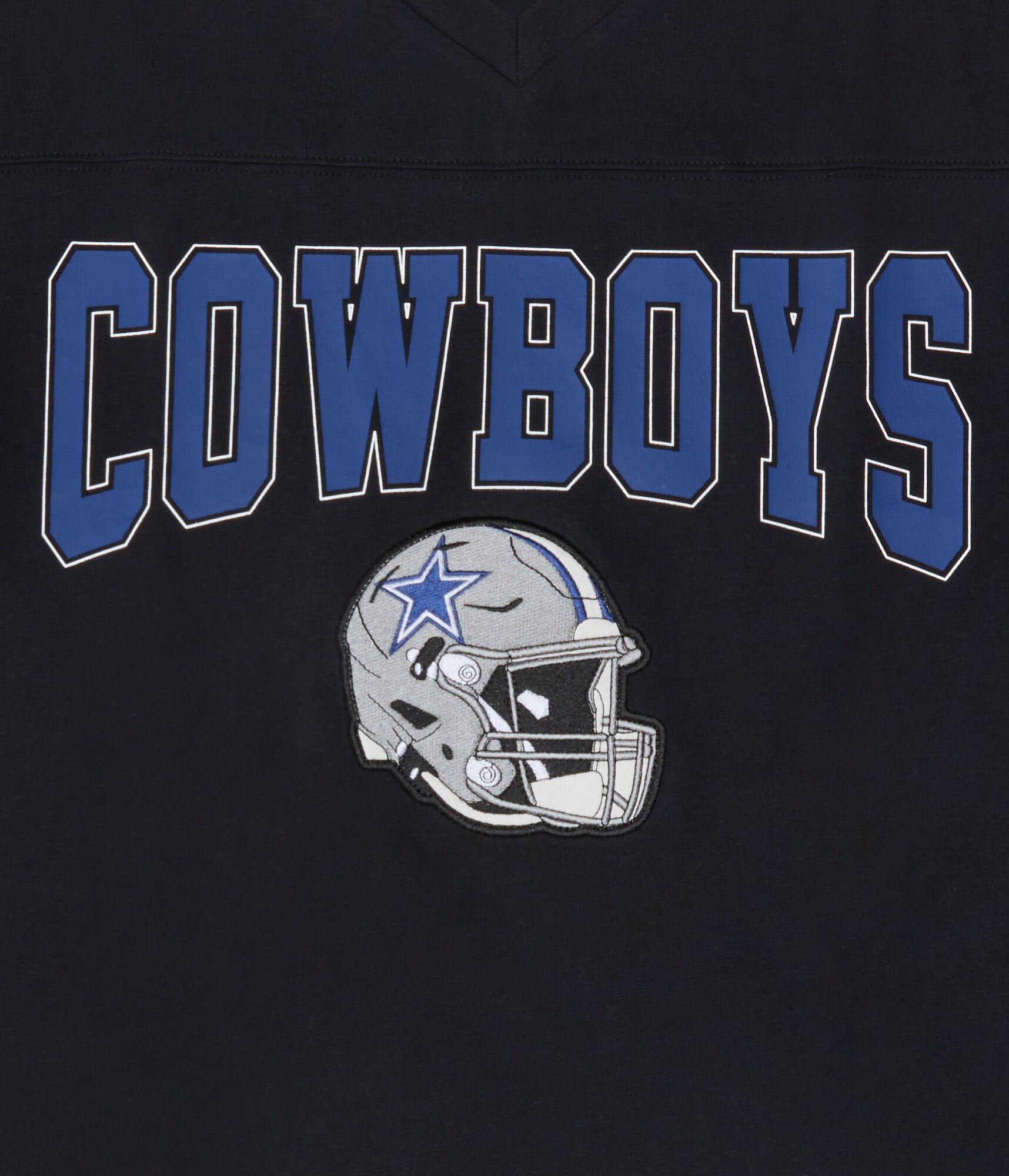 Dallas Cowboys Boxy V-Neck Graphic Tee