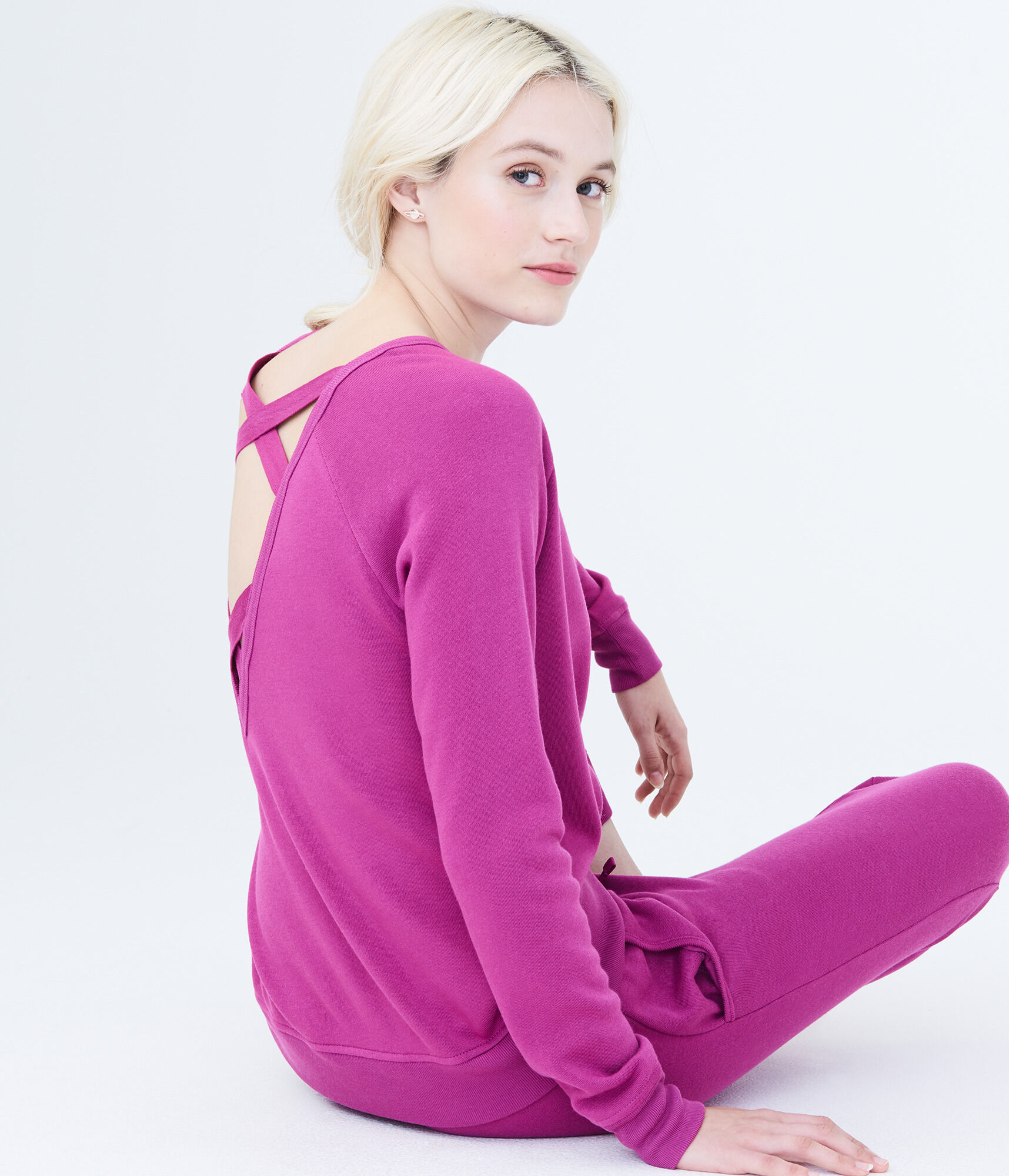 LLD Fleece Strappy-Back Sweatshirt