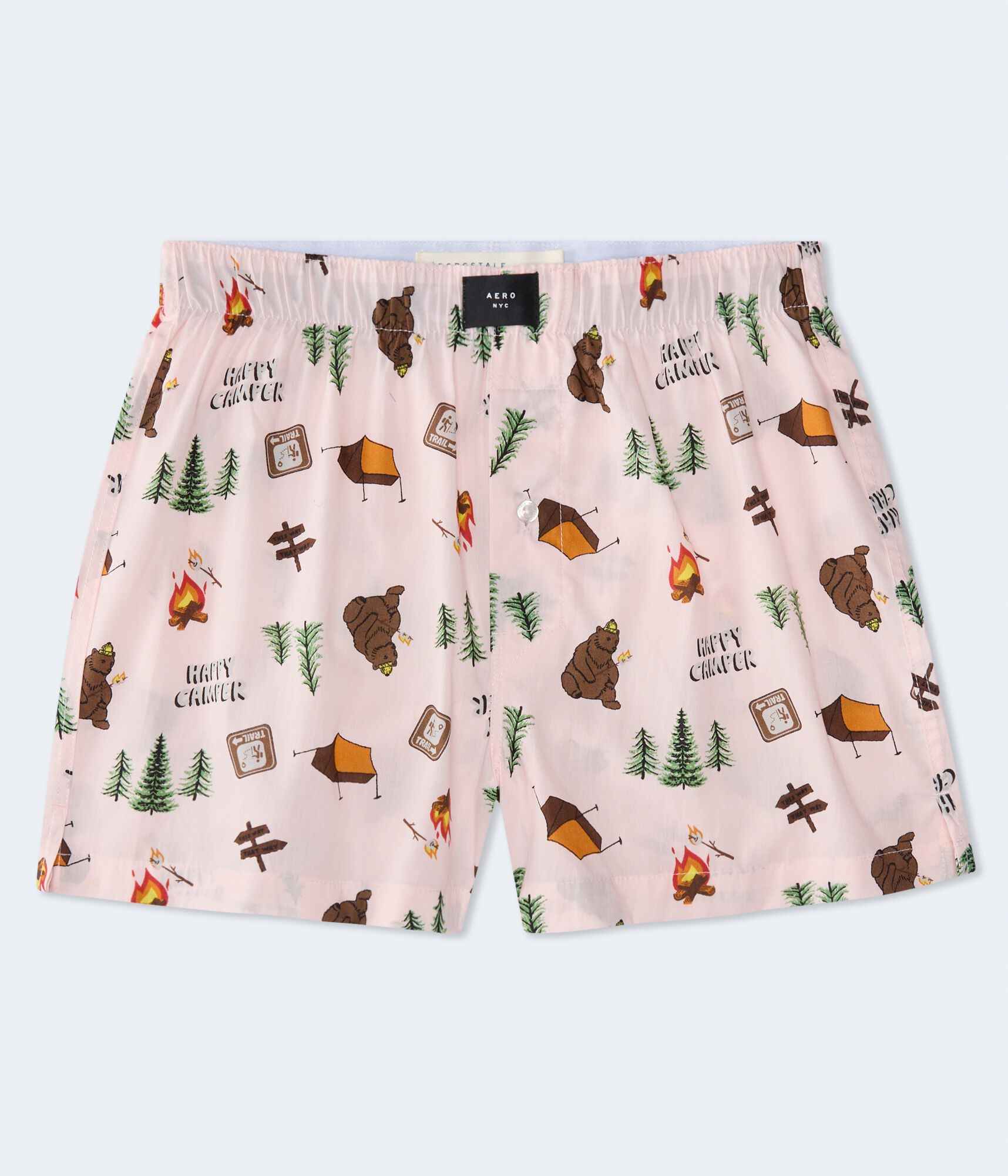 Happy Camper Woven Boxers