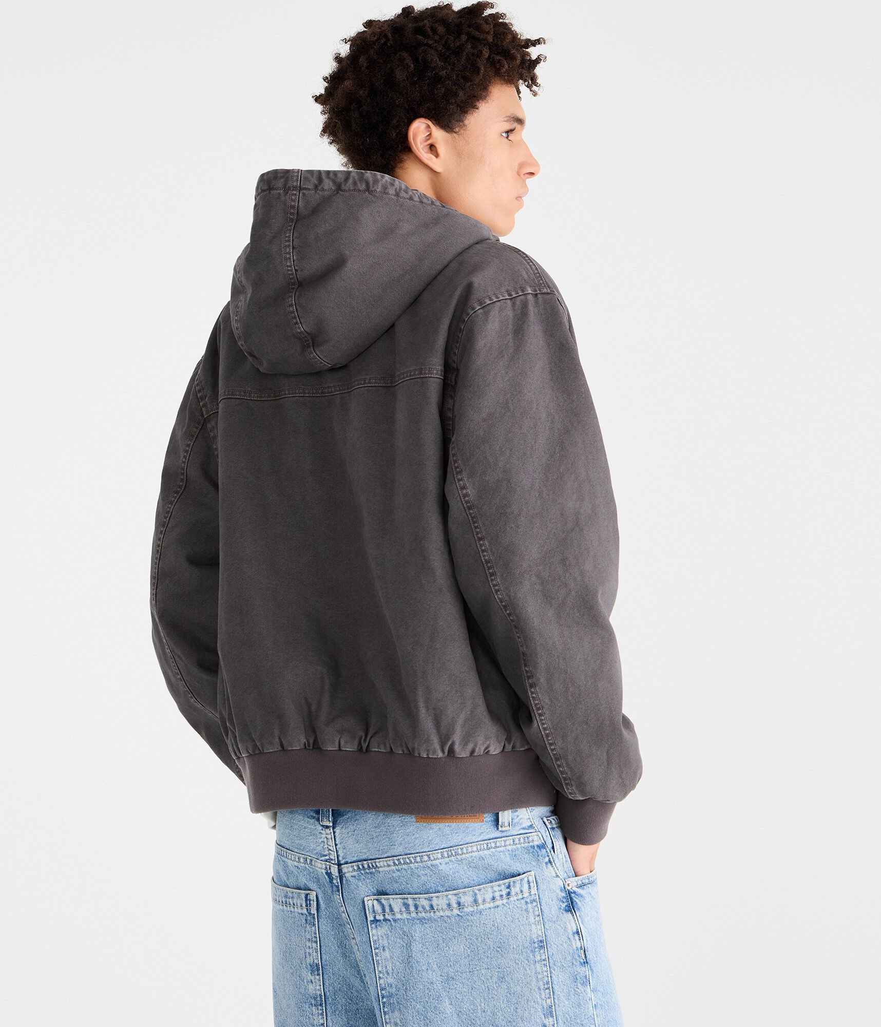 Hooded Full-Zip Skater Jacket