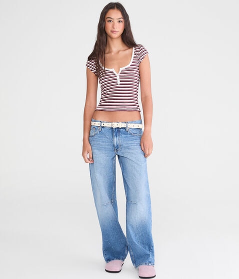 Low-Rise Baggy Barrel Jean Low-Rise Baggy Barrel Jean