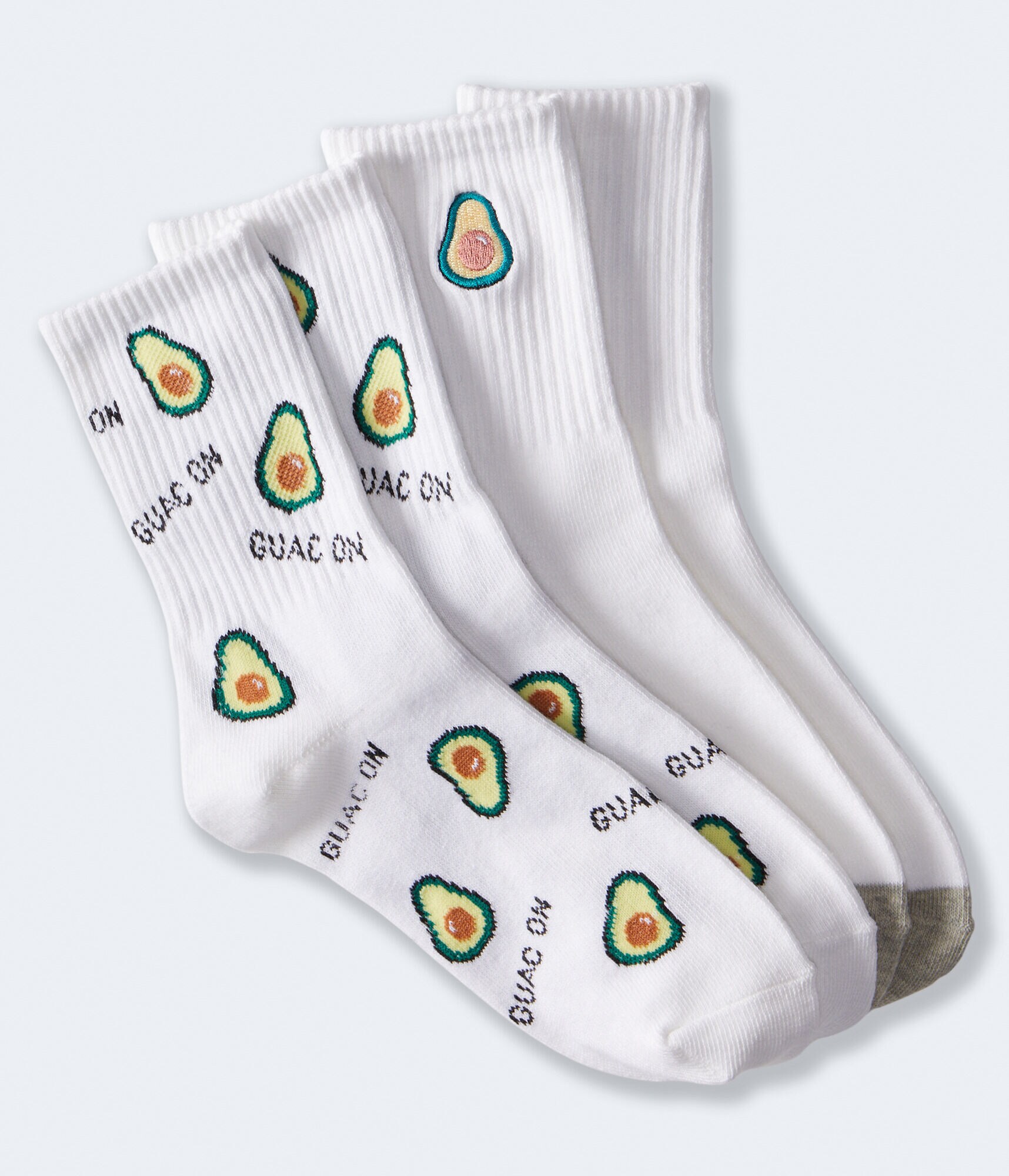 Avocado Crew Sock 2-Pack