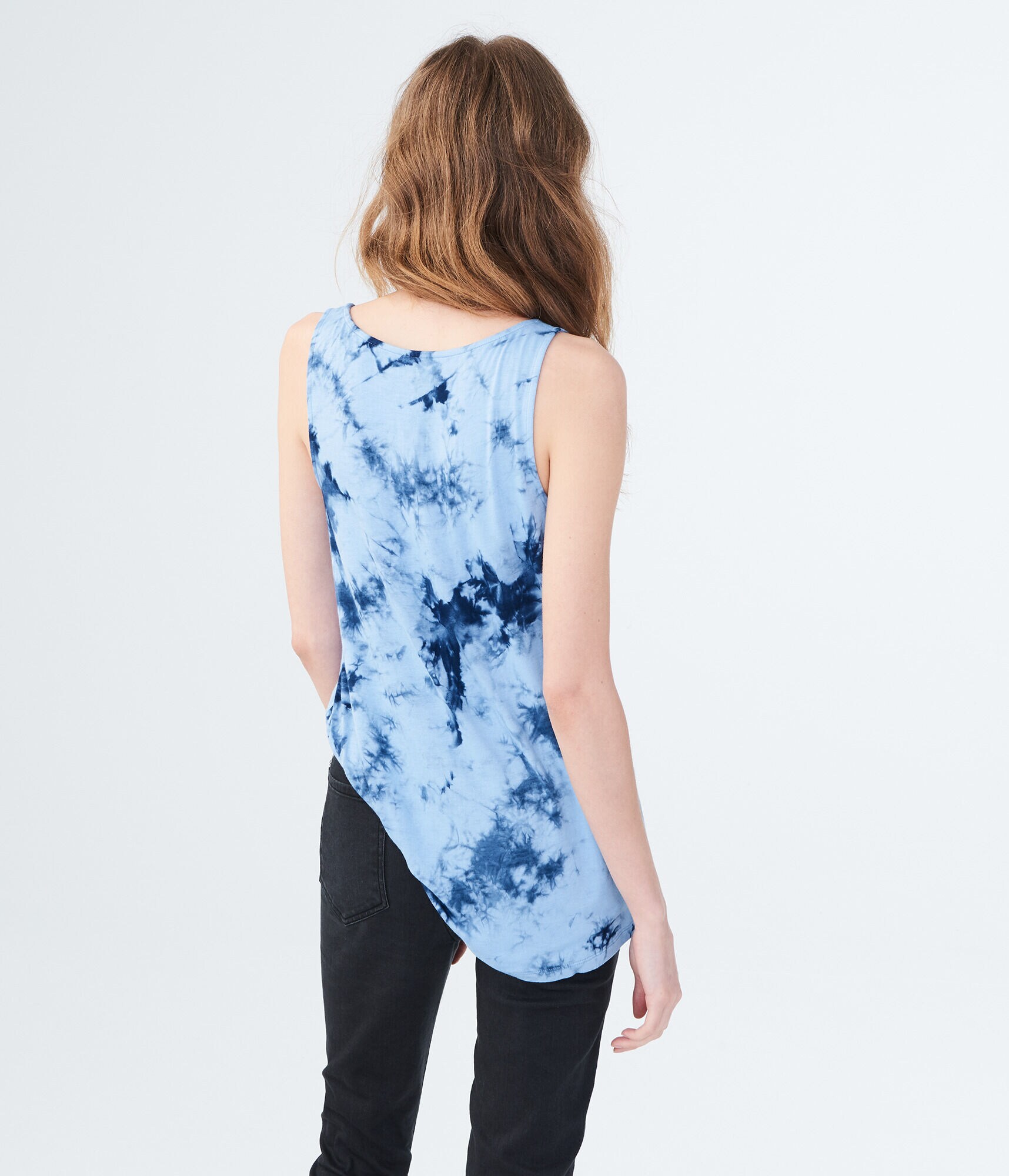 Tie-Dye High-Low Tank