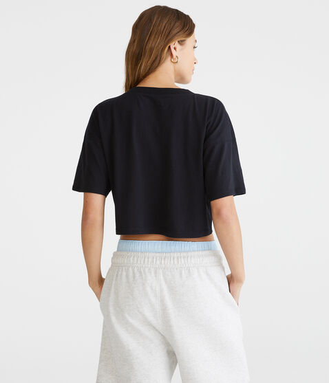 Newport RI Cropped Boyfriend Graphic Tee