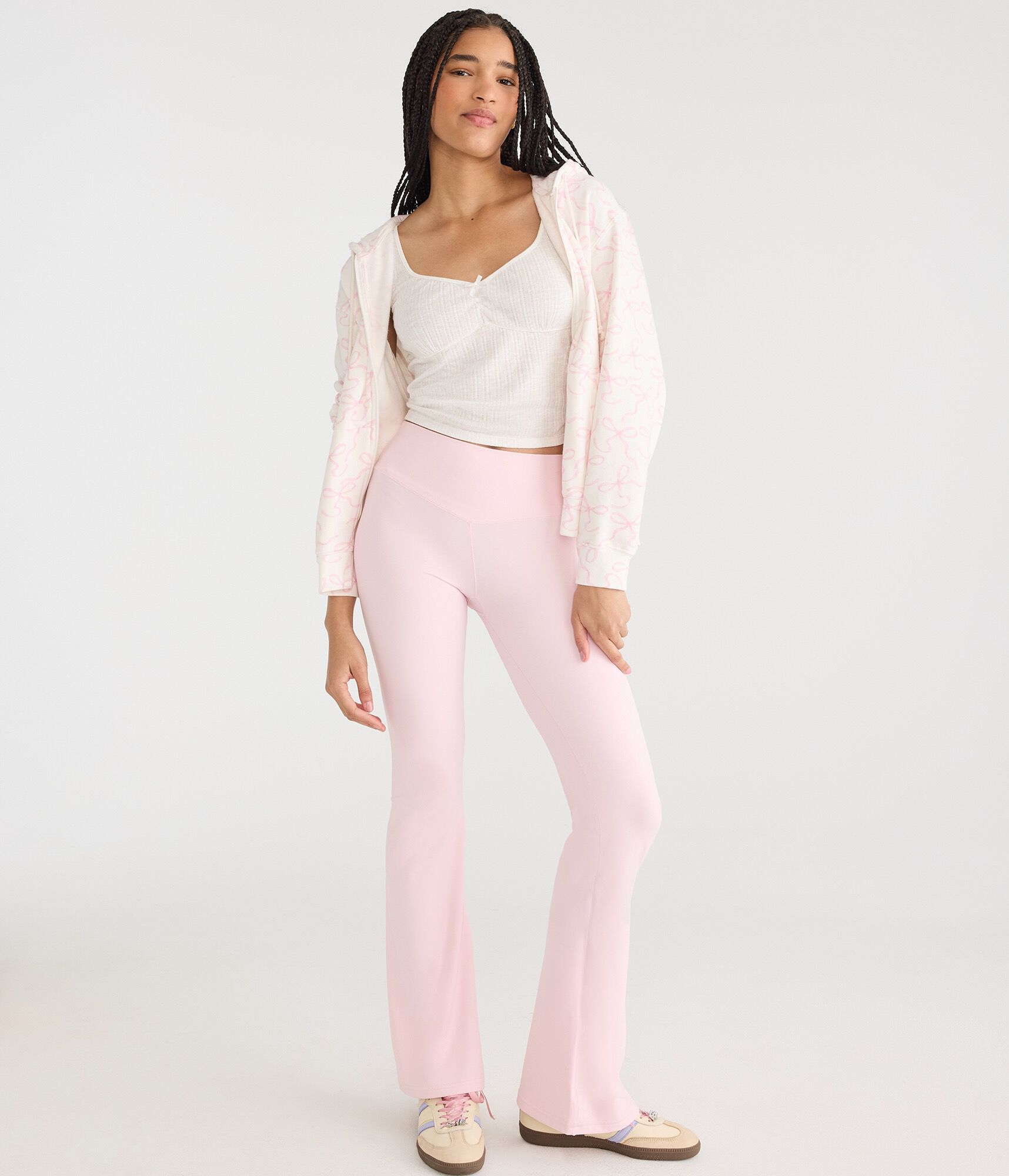 Buttery Soft High-Rise V-Waist Flare Leggings