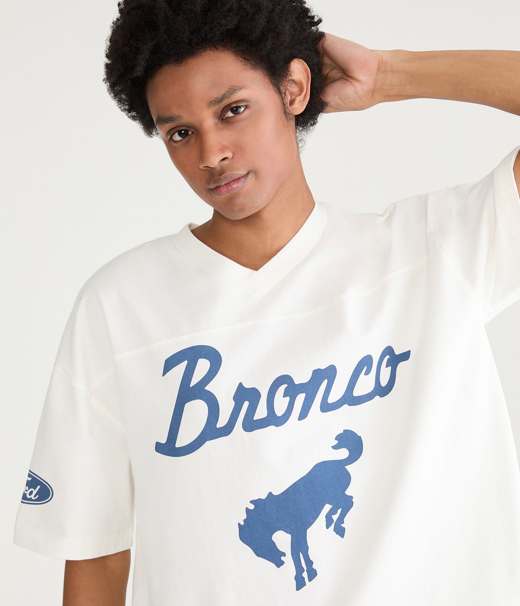 Ford Bronco Boxy V-Neck Graphic Jersey