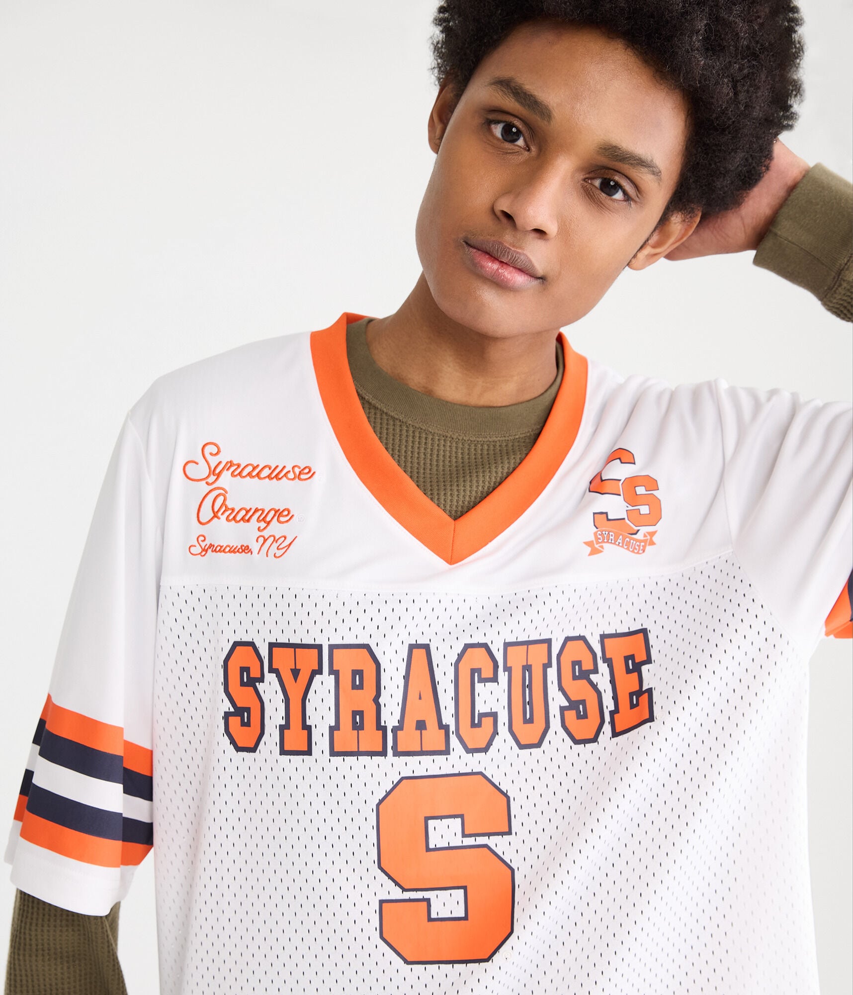 Syracuse Orange Mesh Top