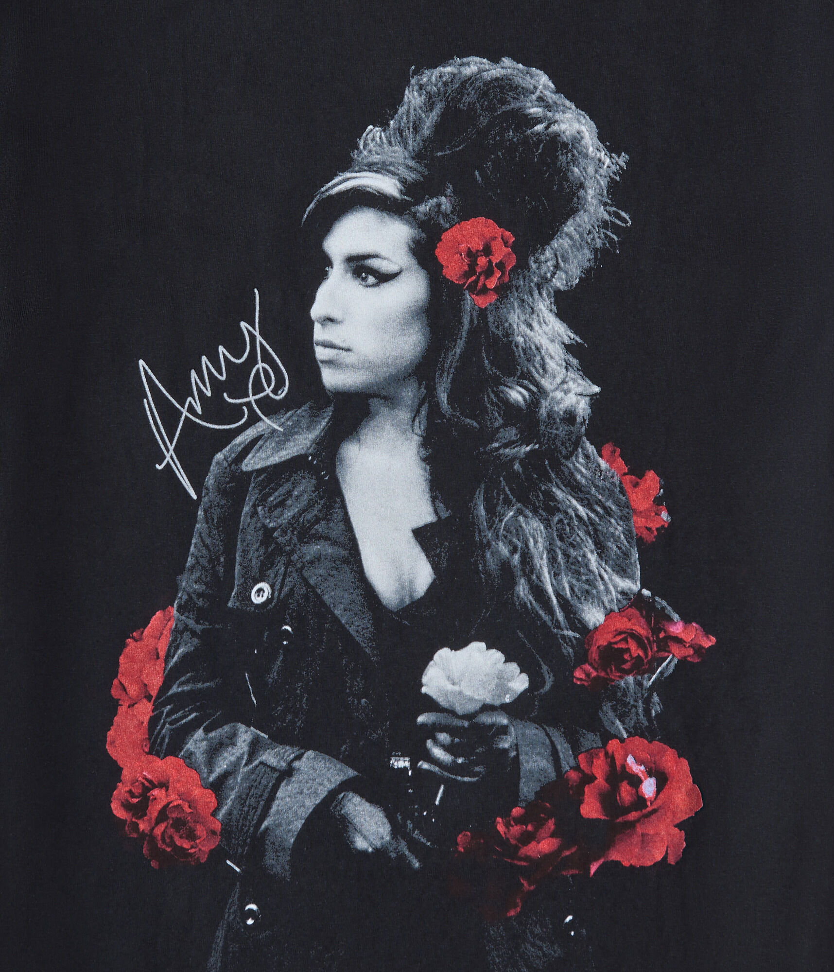 Amy Winehouse Oversized Graphic Tee