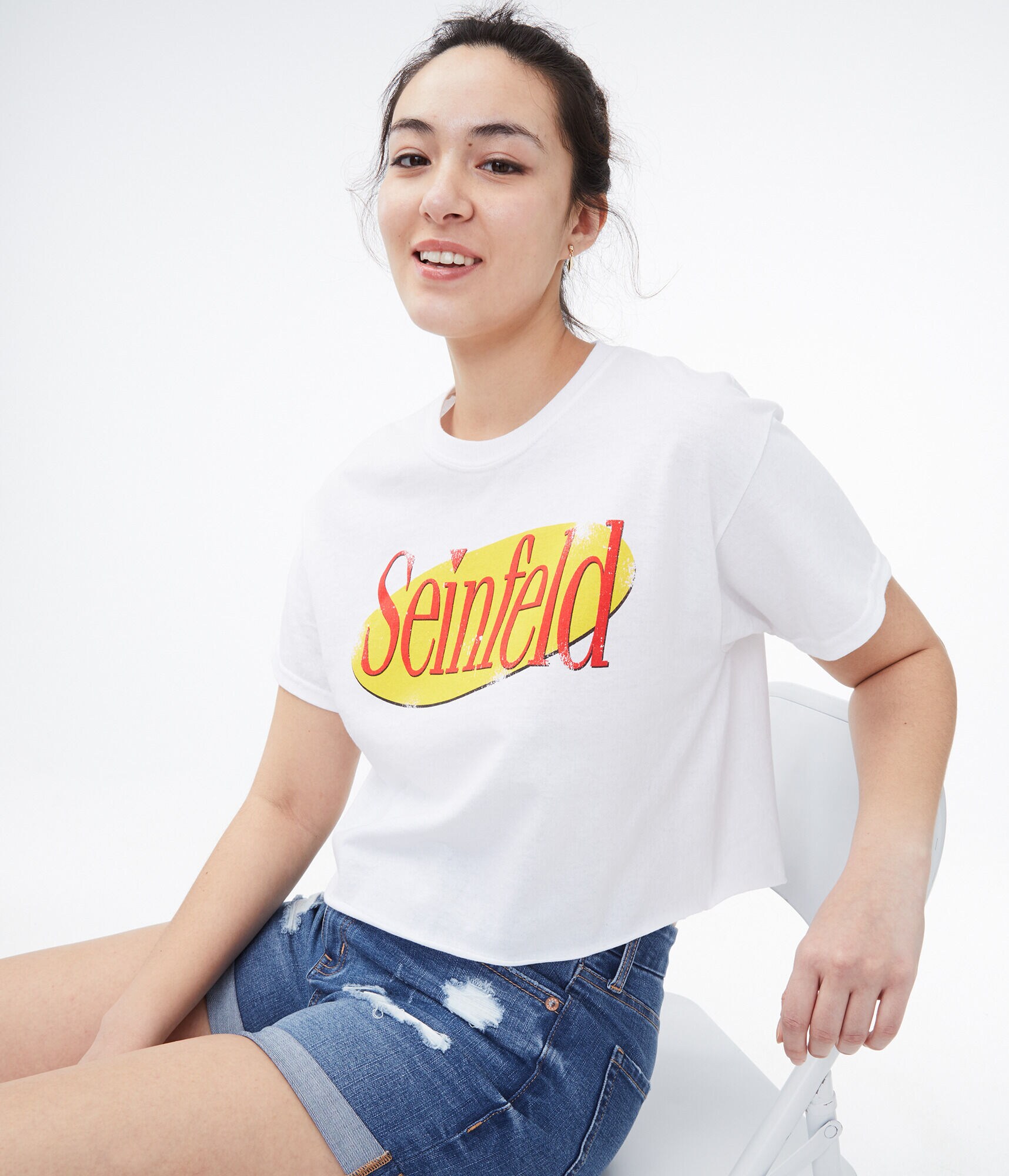 Seinfeld Logo Cropped Graphic Tee