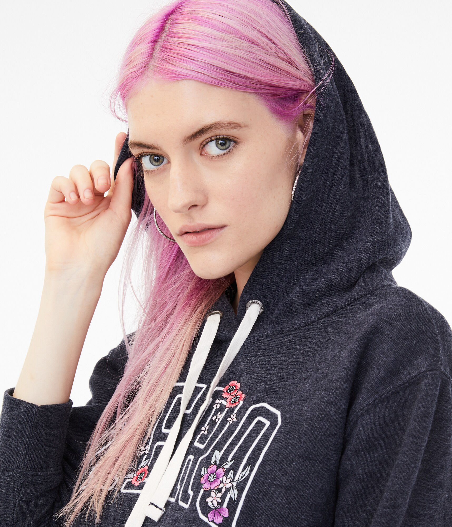 Aero Flower Pullover Hoodie